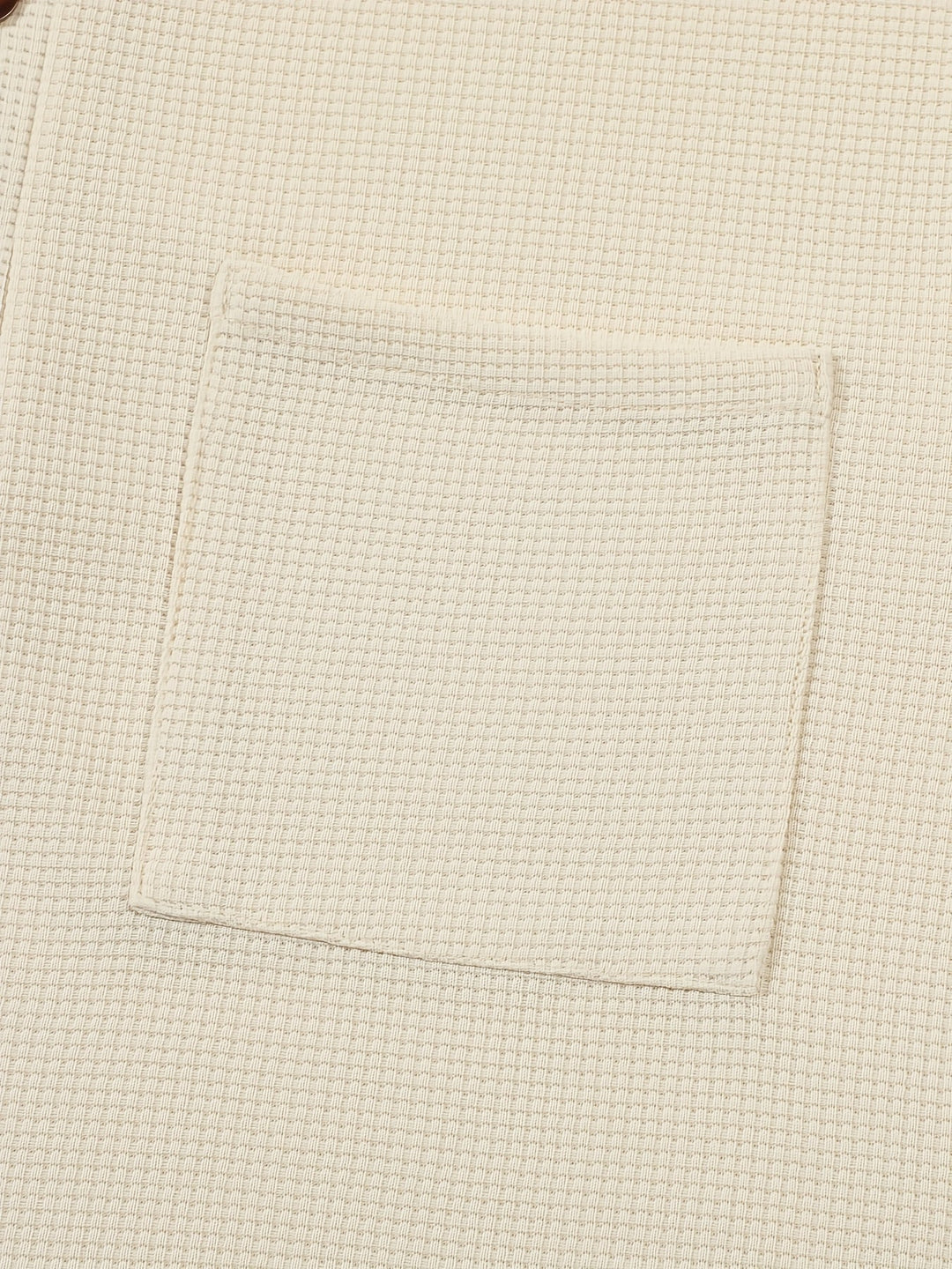 Jonathan | Texturerad långärmad Henley-skjorta