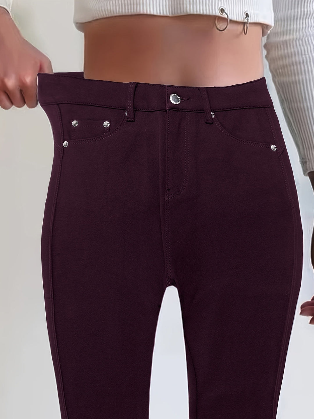 Joan | Högmidjade Skinny Jeans