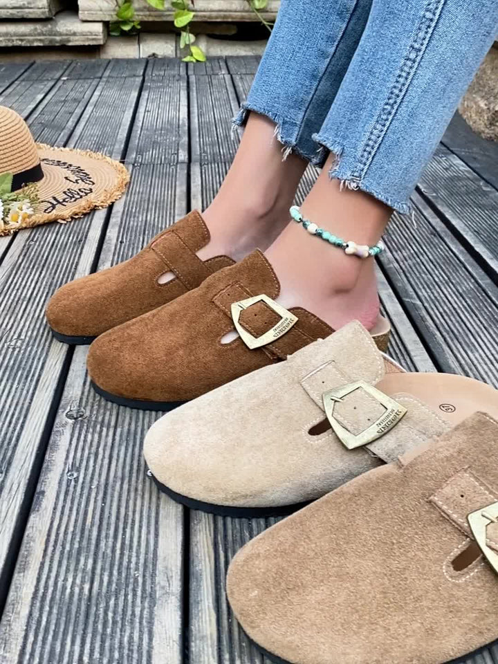 Winona | Slip-On Mules med Spänne