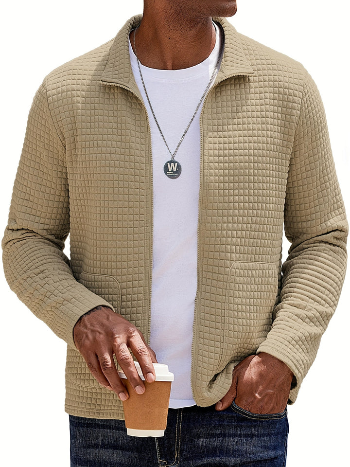 Hugo | Texturerad Zip-Up Jacka