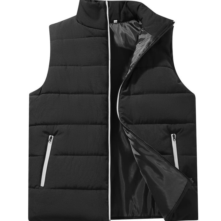 Calvin | Vadderad Zip-Up Västen