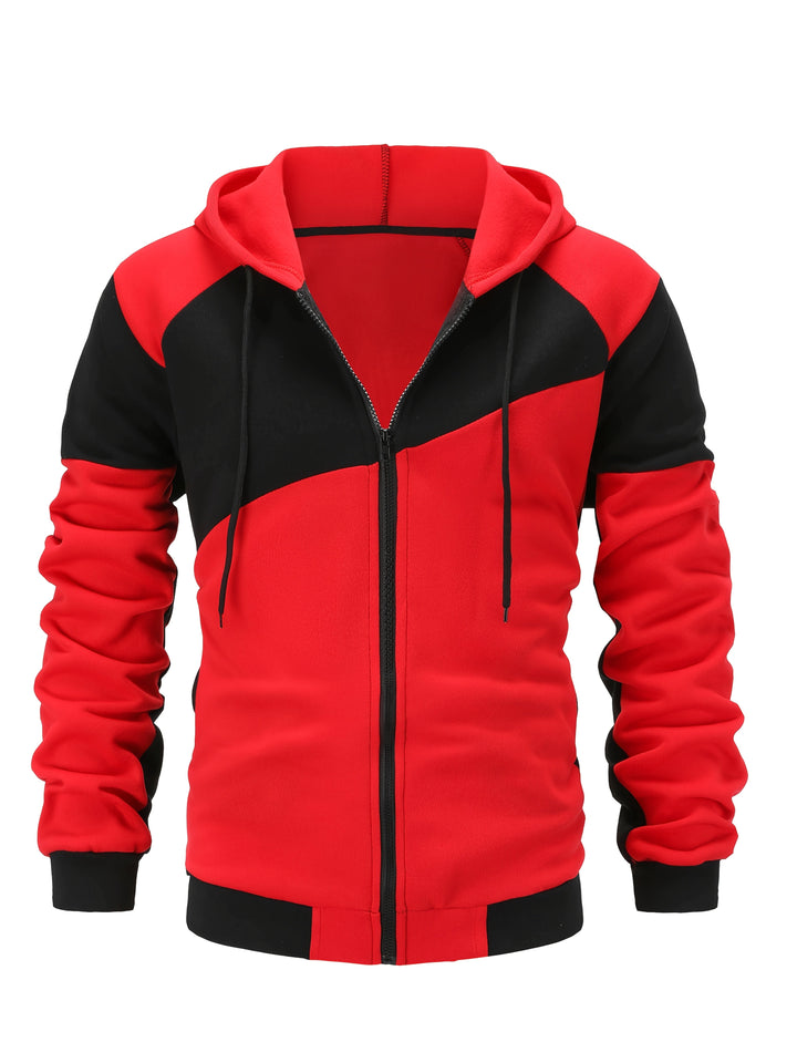 Bryce | Färgblock Zip-Up Hooded Jacket