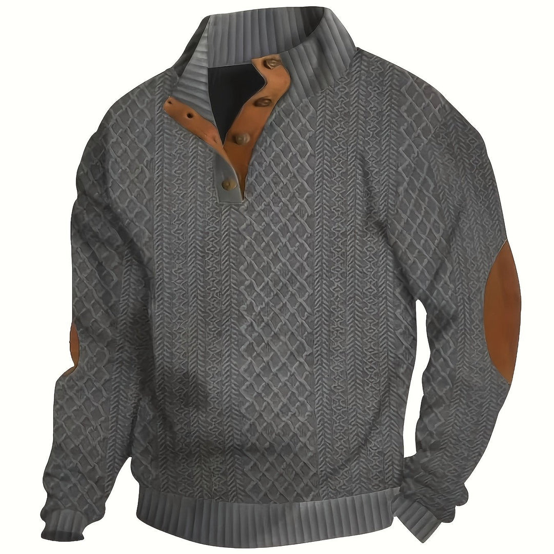 Ronan | Ståkrage Knapp Henley Tröja
