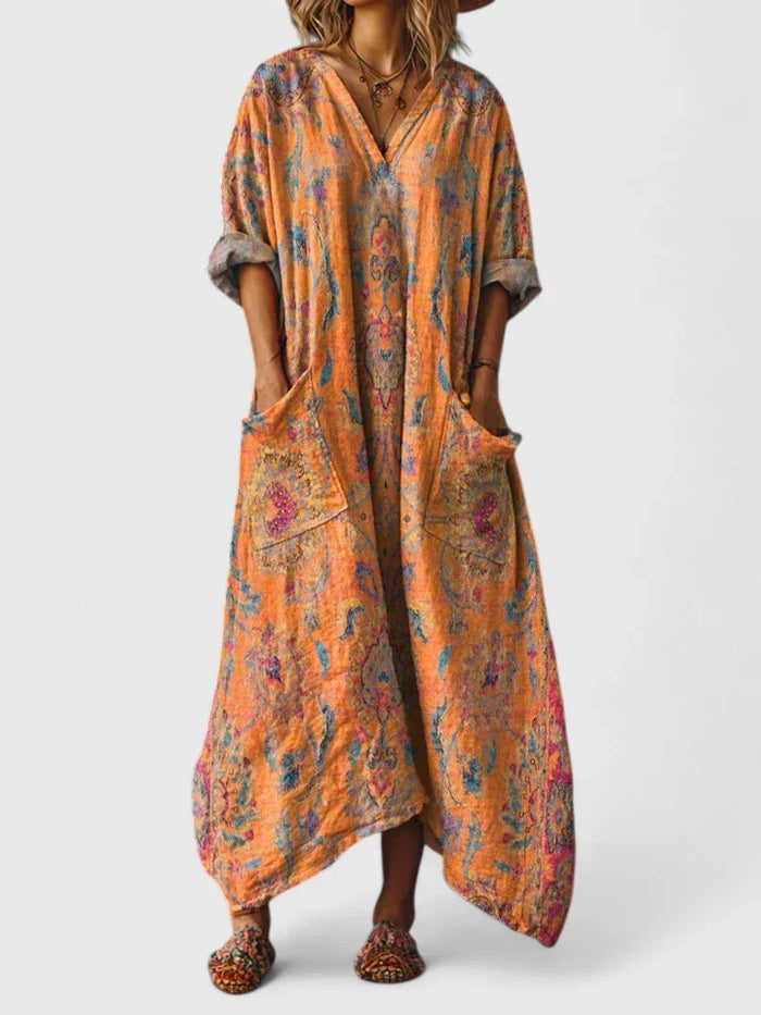 Aurora | Elegant Oversize Klänning med Fickor