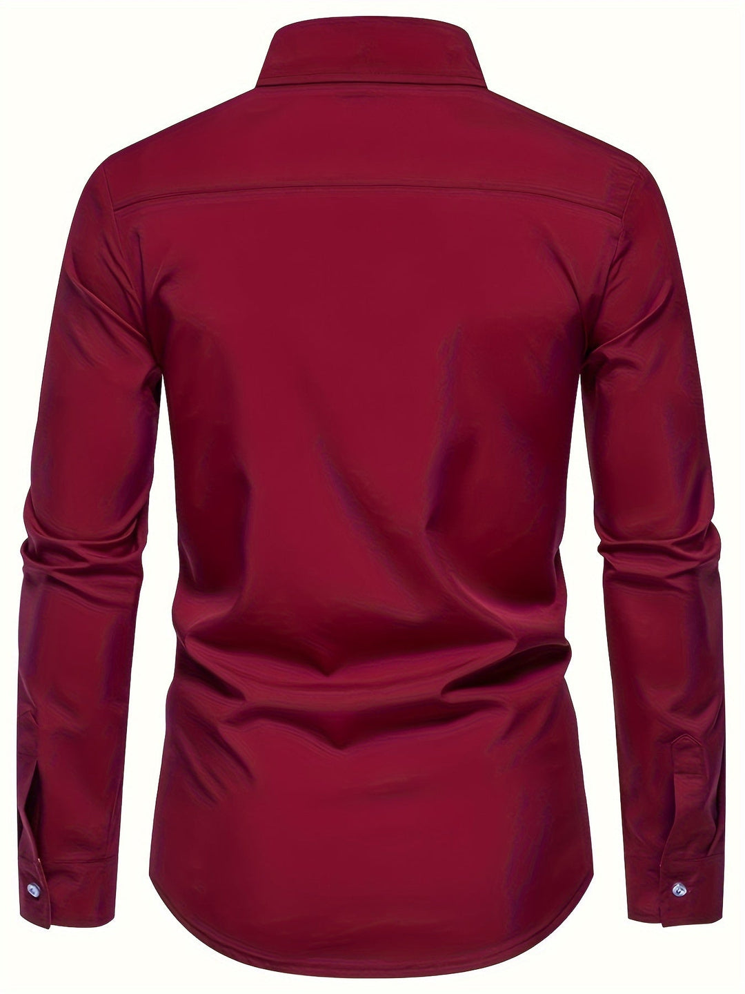 Anthony | Kontrast Trim Button-Up Skjorta