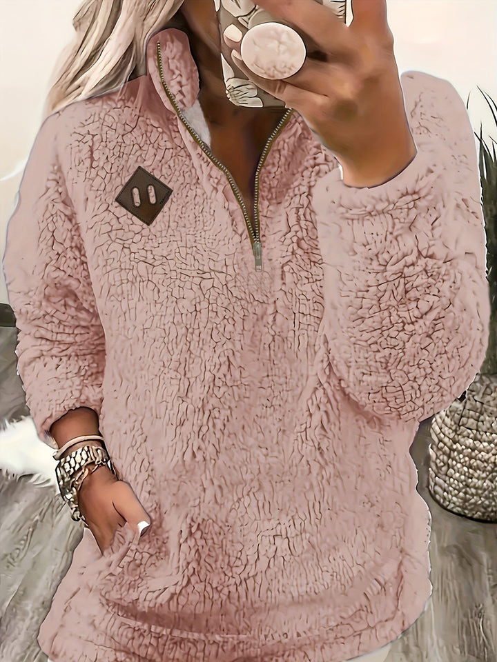 Renee | Mysig Halvdragkedja Pullover