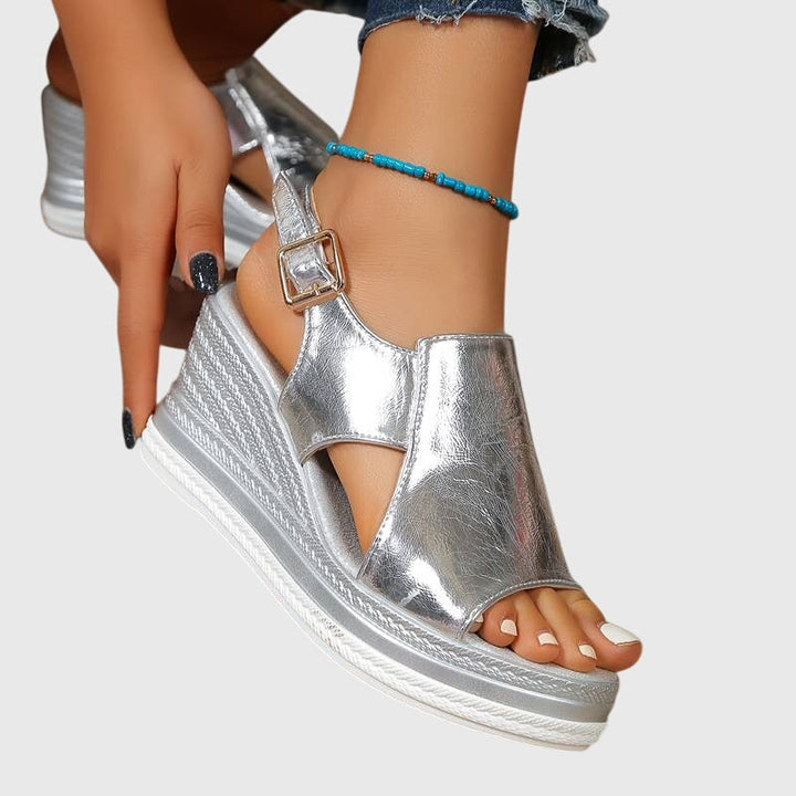 Veronica | Premium Ortopedisk Sandal med Öppen Tå