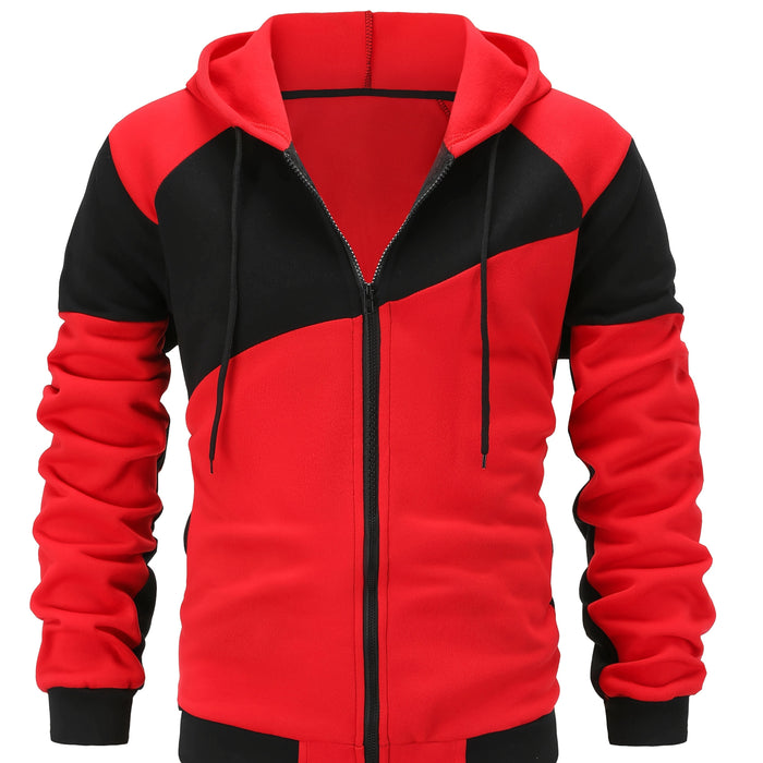 Bryce | Färgblock Zip-Up Hooded Jacket