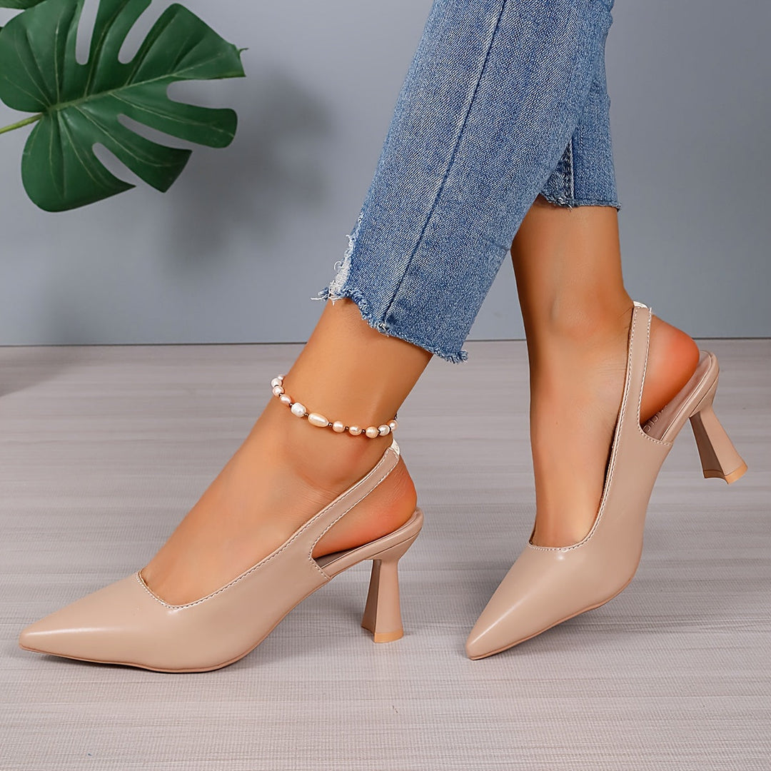 Sophia | Elegant Slingback Spetsiga Klackar