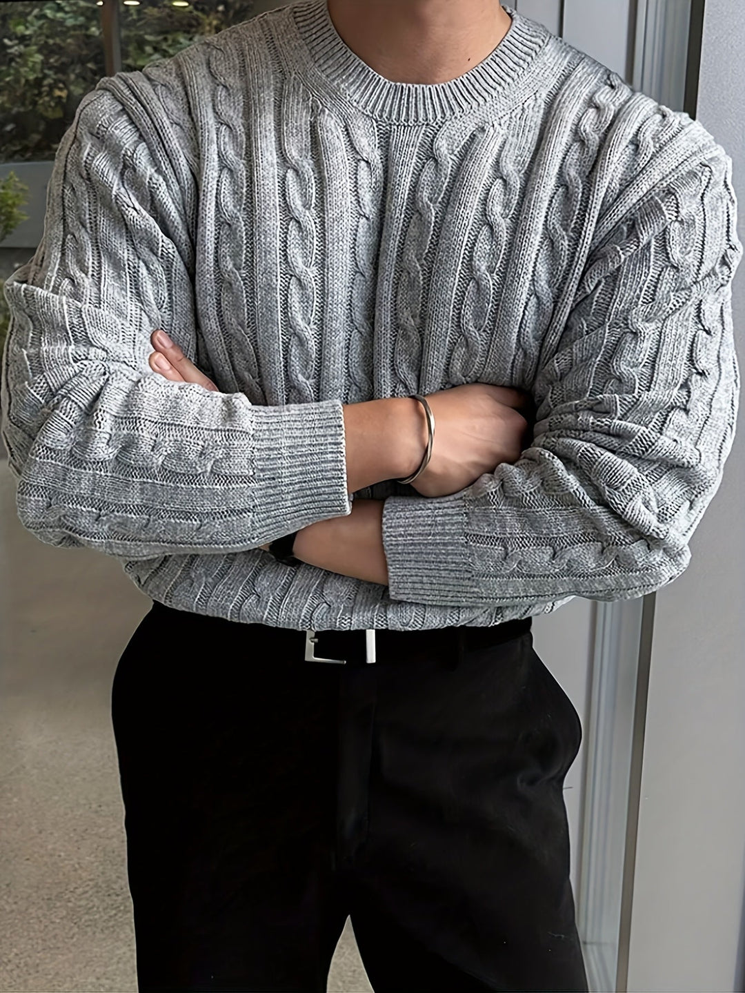 Preston | Twisted Cable Pullover Tröja