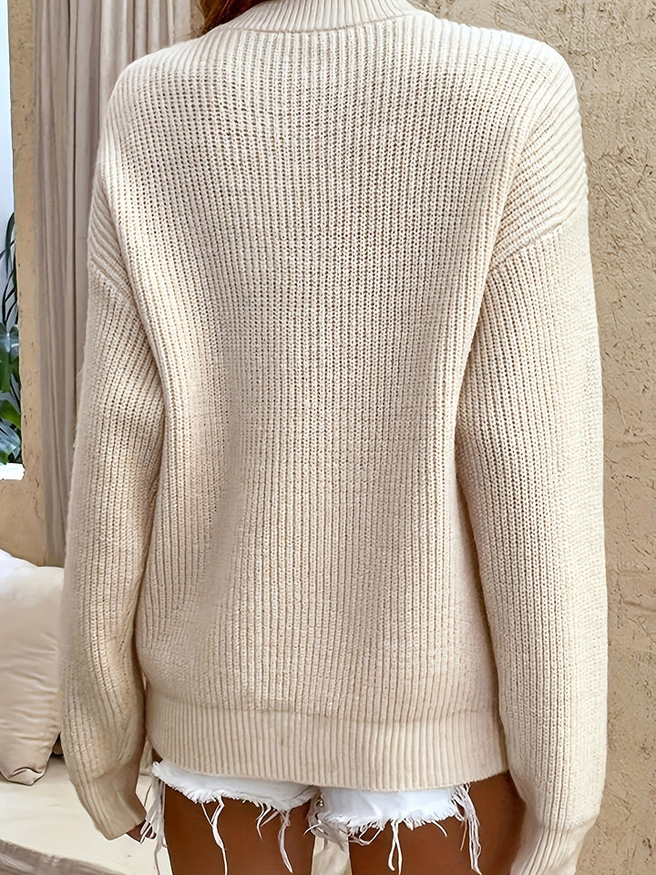Cecilia | Ribbad Henley Tröja