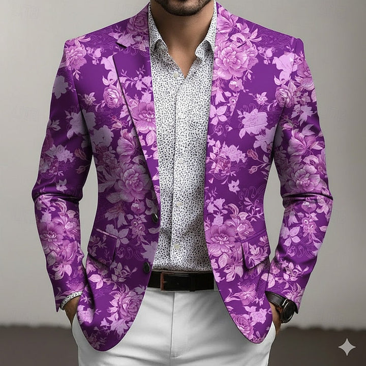 Beckett | Raffinerad Blommönstrad Blazer