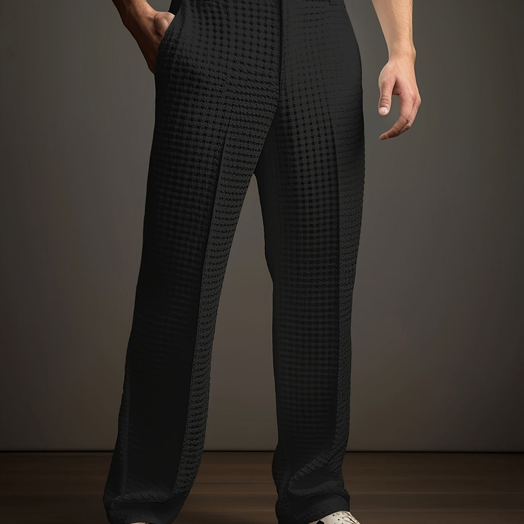 Harold | Avslappnade Texturerade Byxor