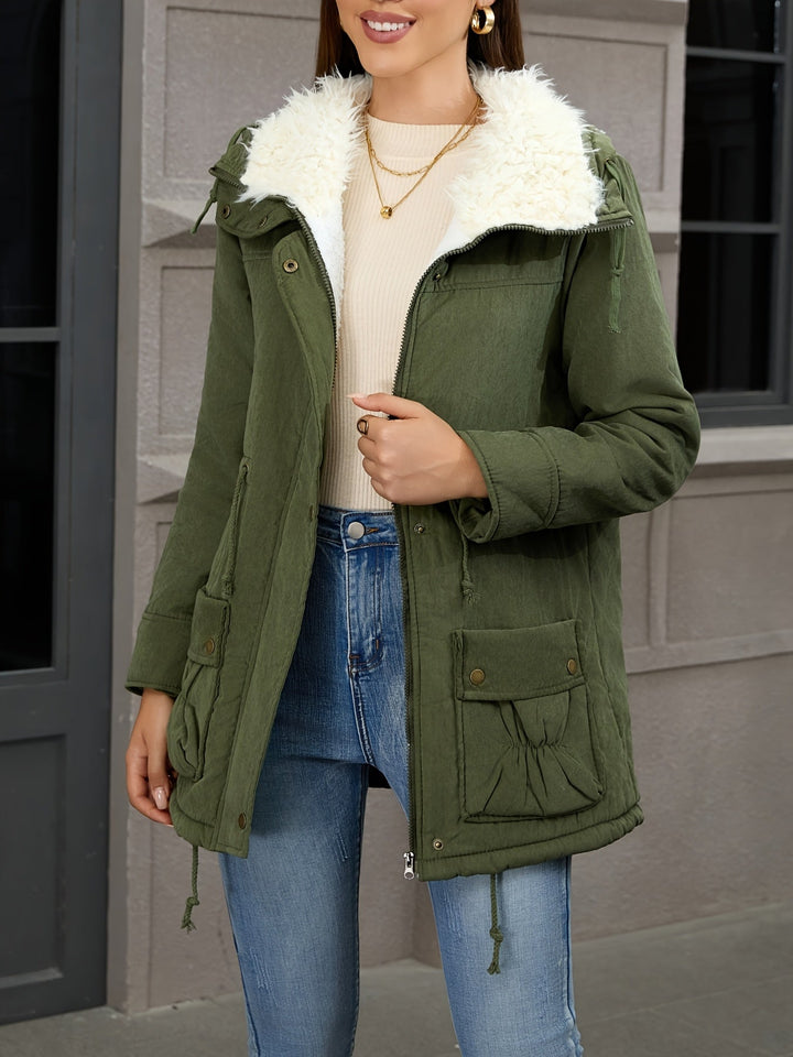 Carolyn | Mysig Huva Vinter Parka