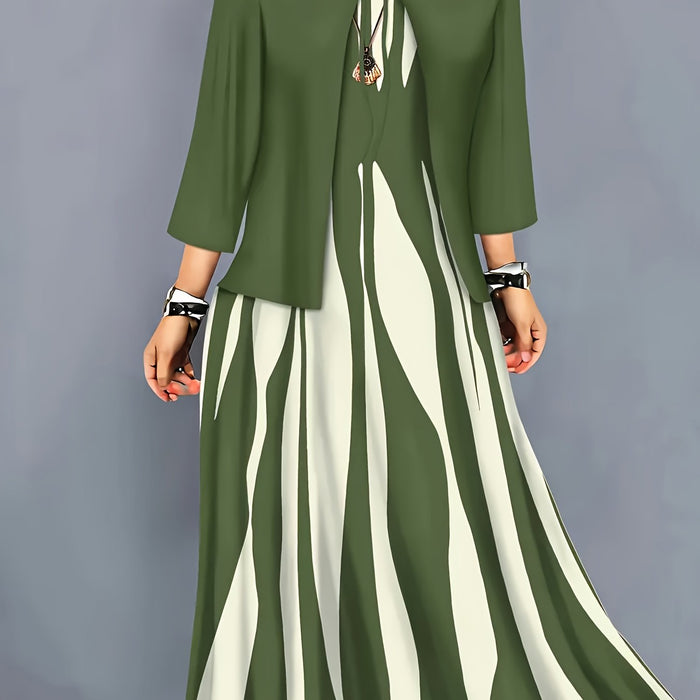 Ivy | Tvådelad Elegant Klänning Set