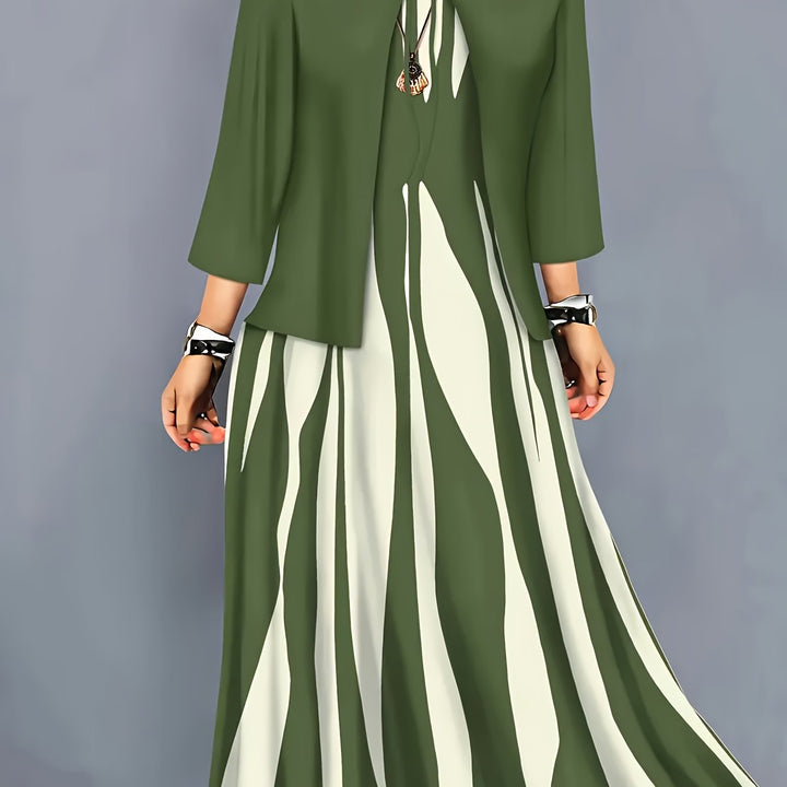 Ivy | Tvådelad Elegant Klänning Set