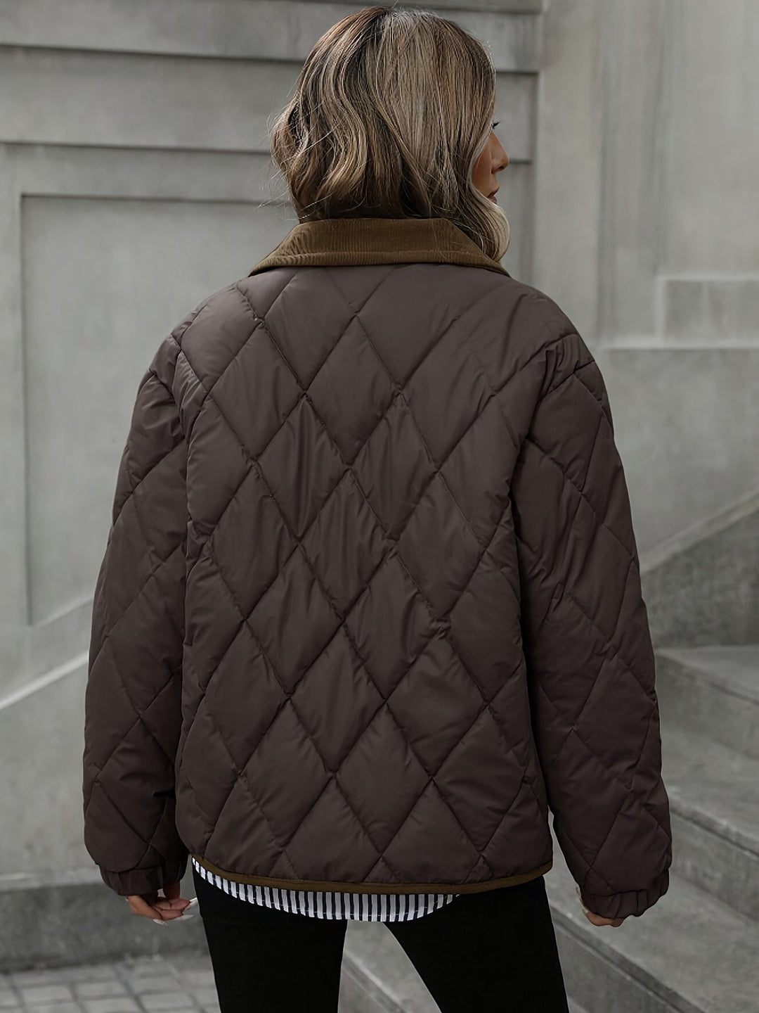 Imogen | Diamantquiltad Fodrad Jacka