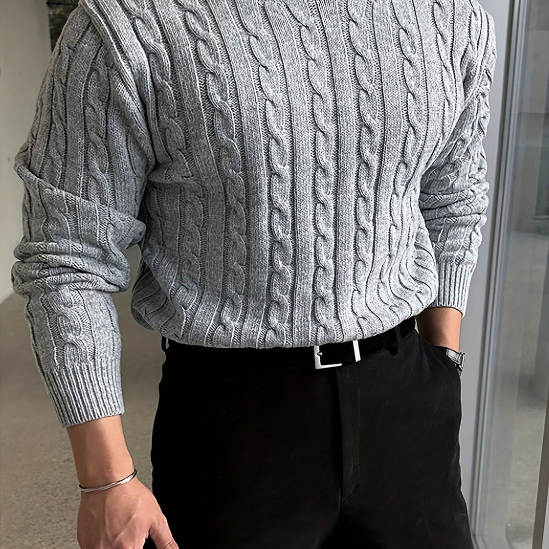 Preston | Twisted Cable Pullover Tröja
