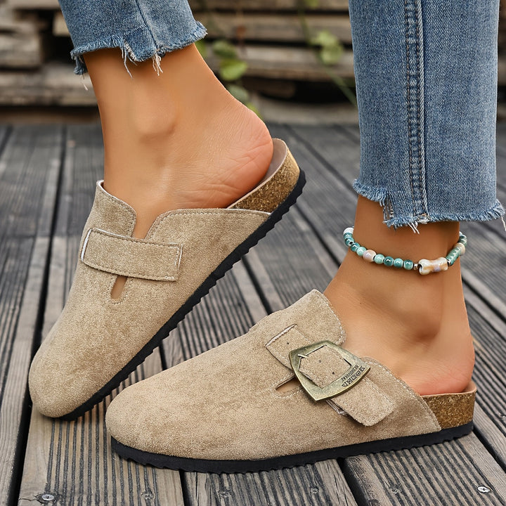 Winona | Slip-On Mules med Spänne