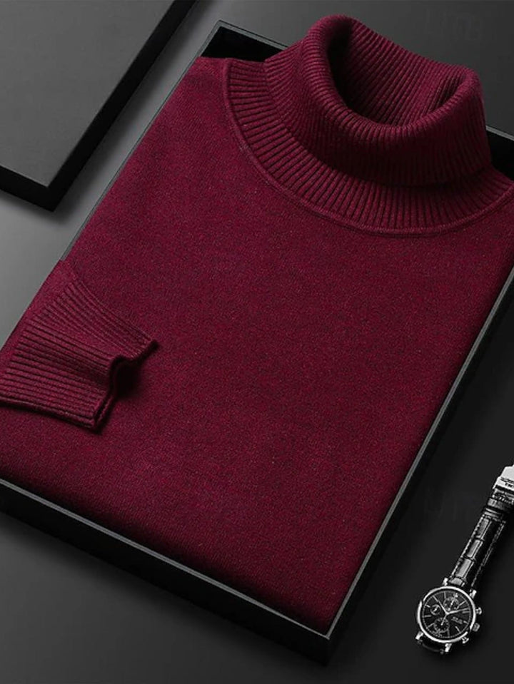 Dominic | Förfinad Höghalsad Turtleneck