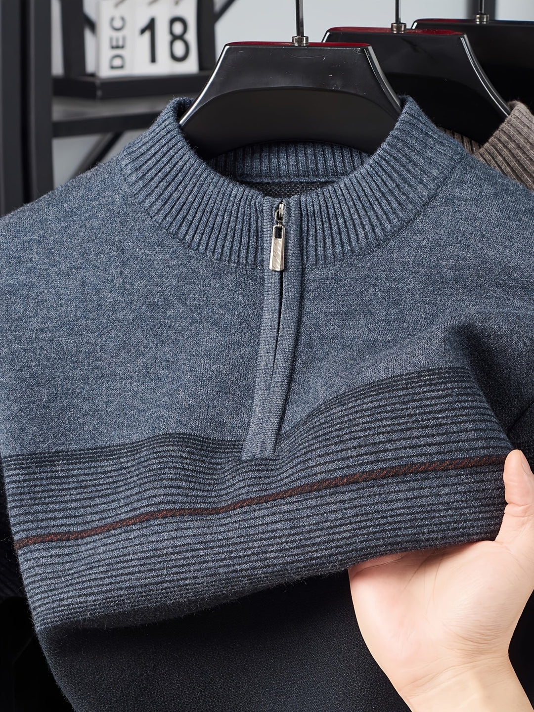 Oscar | Zip-Neck Tröja