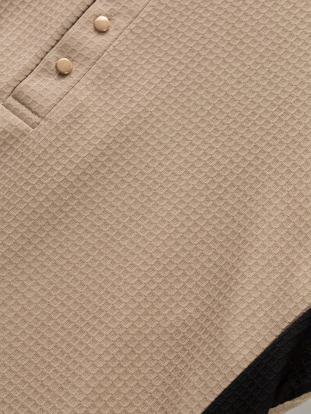 Curtis | Texturerad långärmad Henley