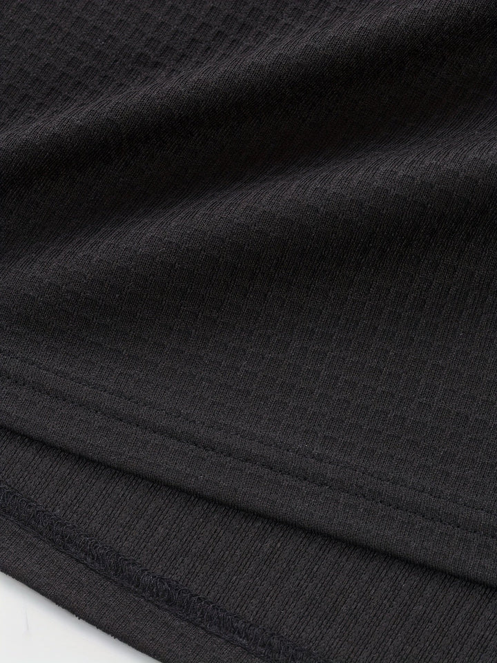Curtis | Texturerad långärmad Henley