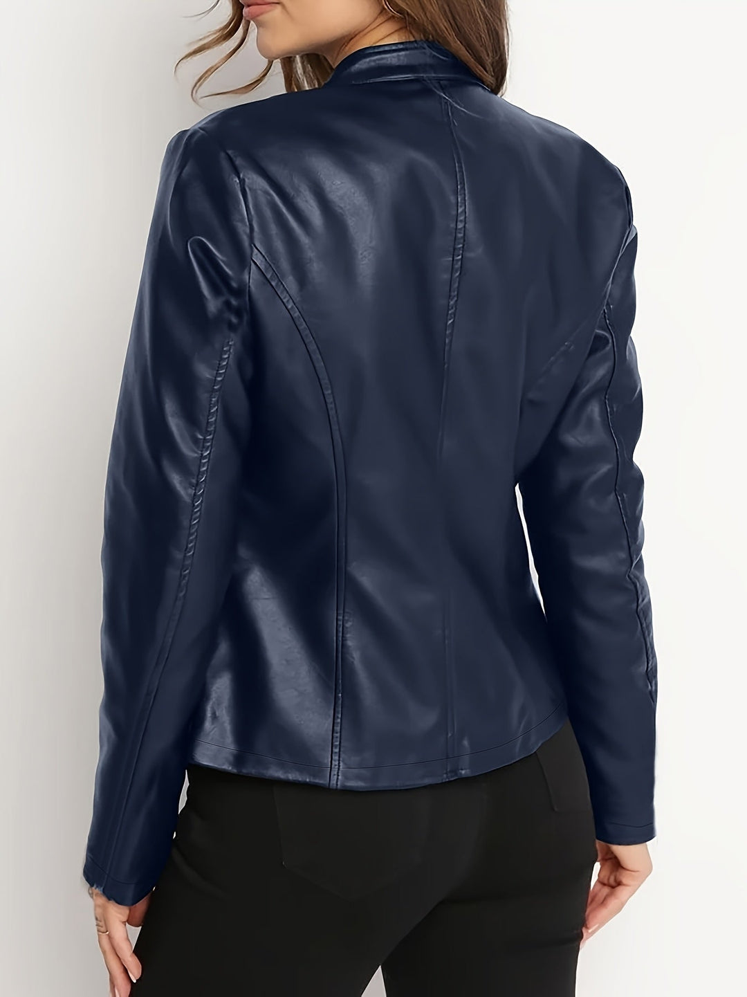 Vivian | Zip-Front Bikerjacka