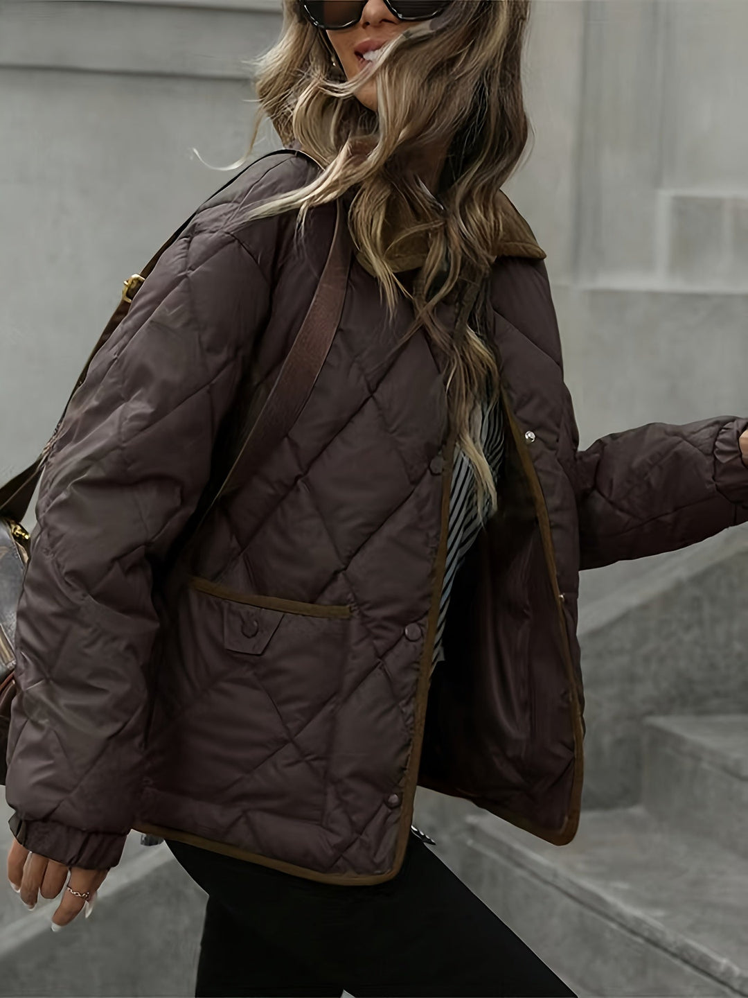 Imogen | Diamantquiltad Fodrad Jacka