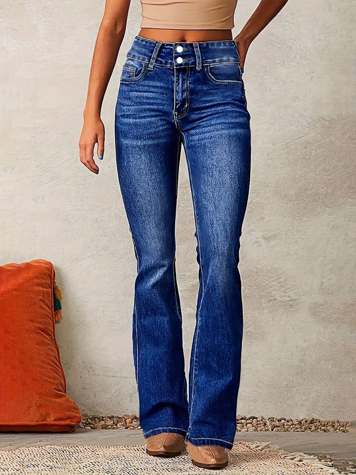 Josephine | Högmidjade vida jeans