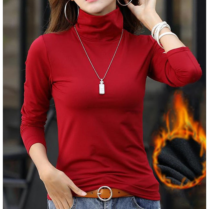 Rosa | Mysig Turtleneck Topp