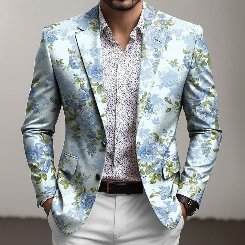 Beckett | Raffinerad Blommönstrad Blazer