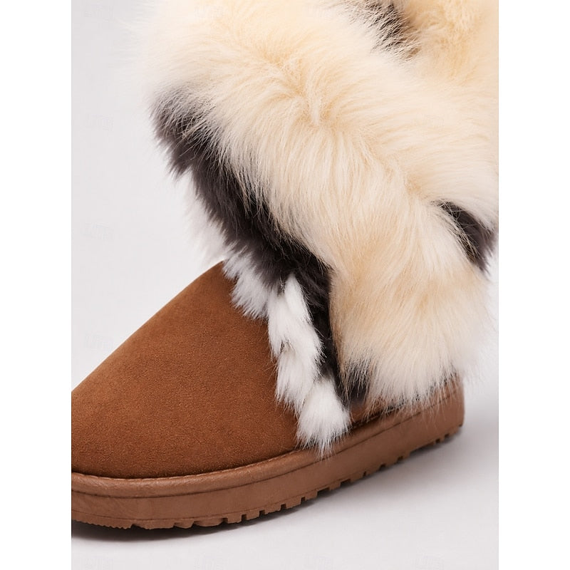 Ramona | Fuzzy-Trimmed Vinterstövlar