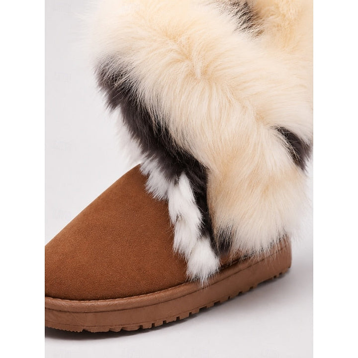 Ramona | Fuzzy-Trimmed Vinterstövlar