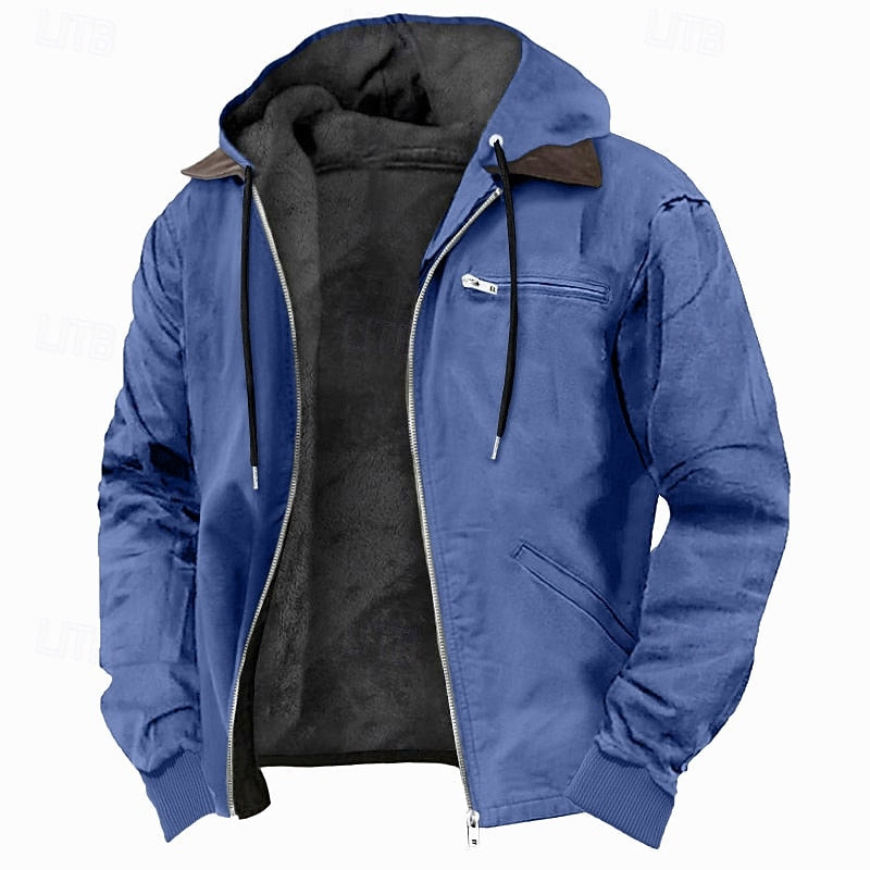 Gideon | Fleece-fodrad Hoodie-jacka