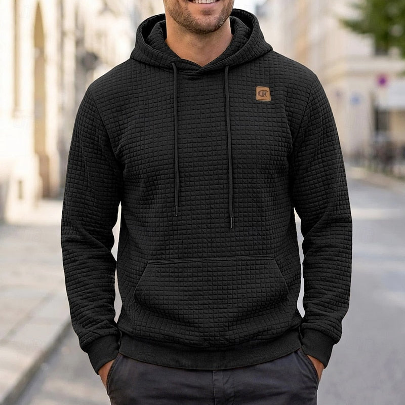 Bryce | Texturerad Komfort Hoodie