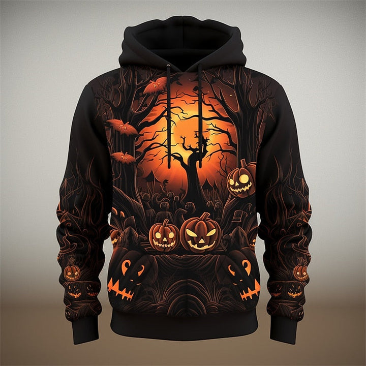 Holden | Halloween Pumpa Grafik Hoodie