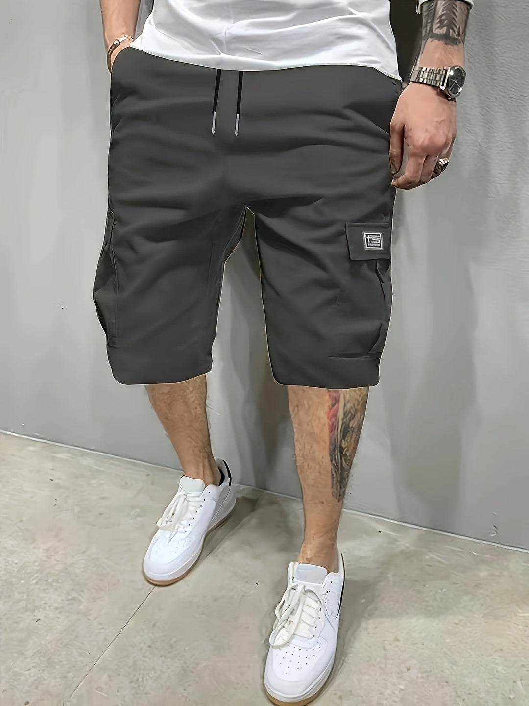 Marcus | Avslappnade vardags cargo shorts