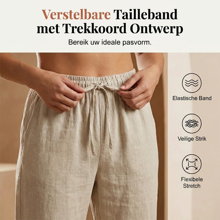 Elise | Avslappnade knälånga shorts