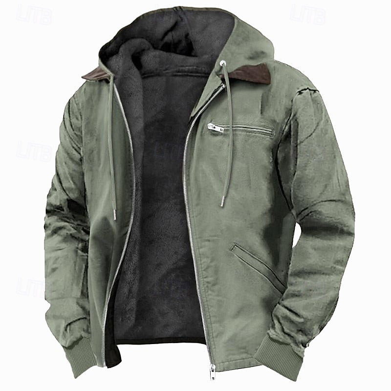 Gideon | Fleece-fodrad Hoodie-jacka