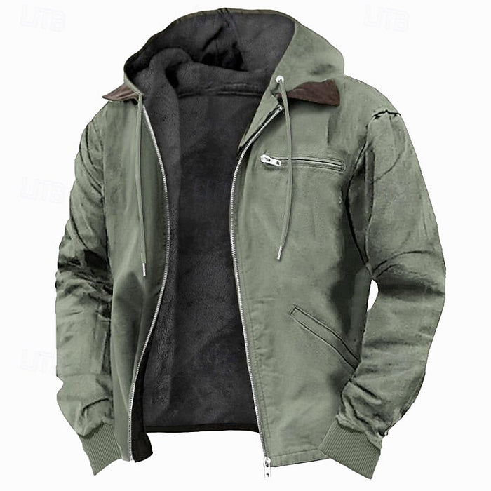 Gideon | Fleece-fodrad Hoodie-jacka
