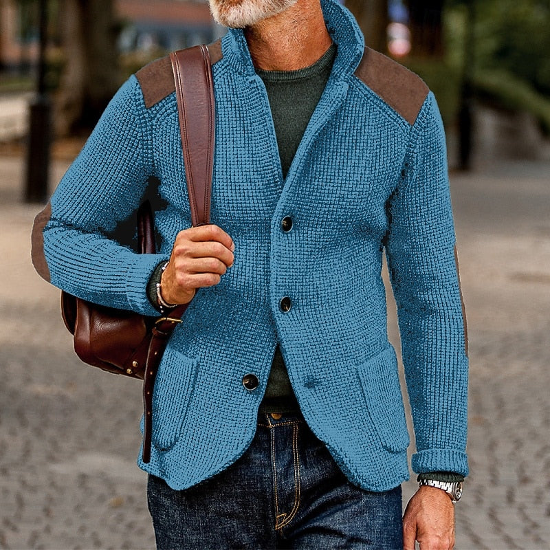 Archer | Texturerad Stickad Cardigan