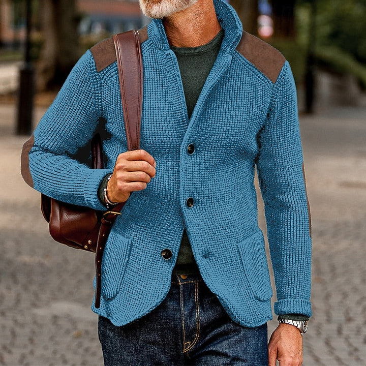 Archer | Texturerad Stickad Cardigan