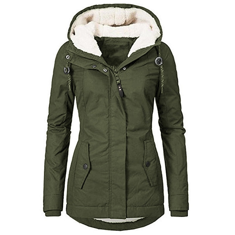 Rowena | Mysig Huva Vinter Parka
