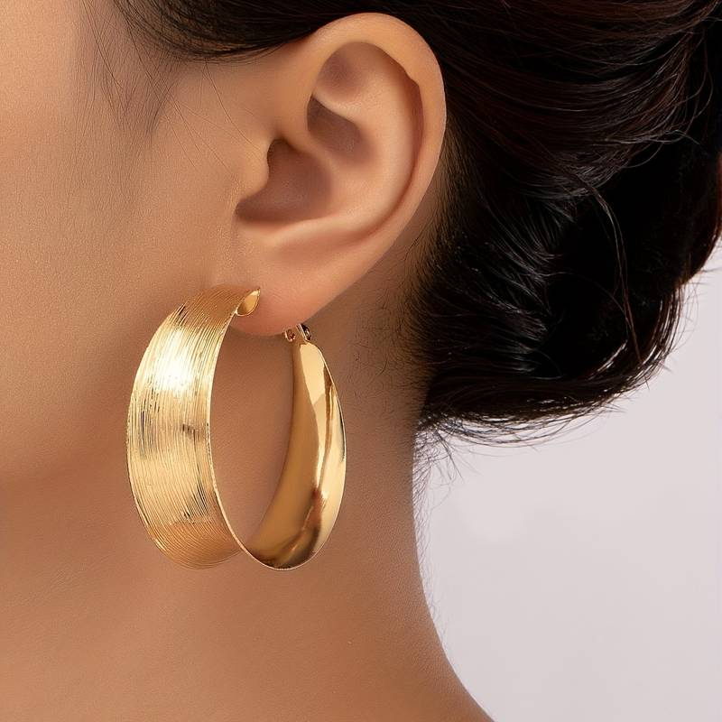 Teresa | Vintage Guld Hoop Örhänge