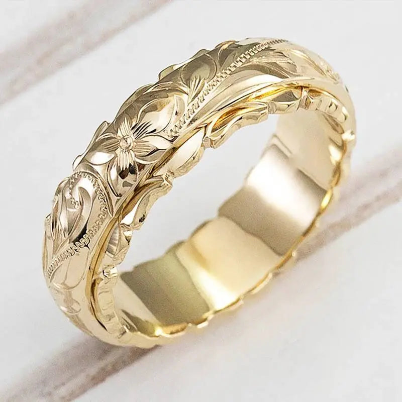 Joann | Stilren Blommig Guldring