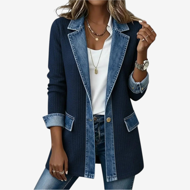 Bethany | Elegant Lagerkrage Knapppjacka