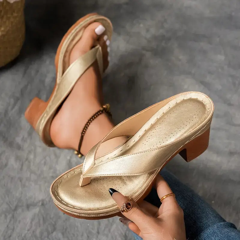 Giselle | Bekväma Premium Klacksandaler