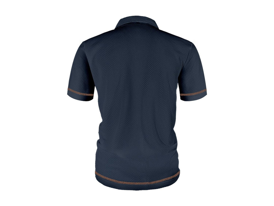 Harrison | Raffinerad Texturerad Polo T-shirt