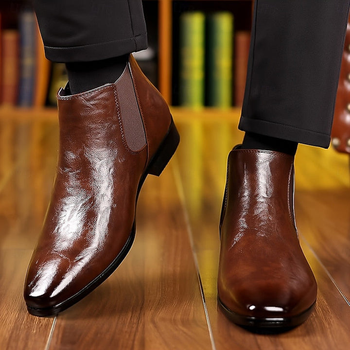 Emory | Polerade Ankel Chelsea Boots